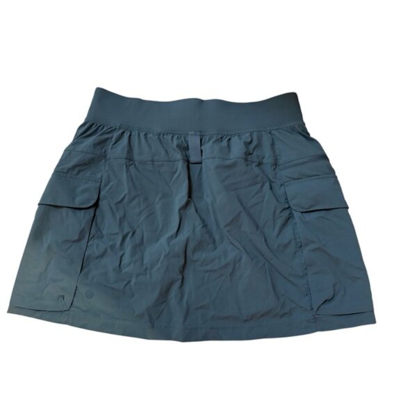 Lululemon Cargo High Rise Hiking Skirt Army Green Size 10 - Picture 2 of 5